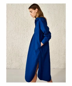 Gaby Shirt Dress - Women's Collection - Blue Bellerose Fashion Adult -Bellerose Elegant Shop gaby shirt dress women s collection blue bellerose fashion adult 2