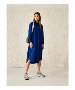 Gaby Shirt Dress - Women's Collection - Blue Bellerose Fashion Adult