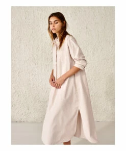 Gaby Striped Shirt Dress - Women’s Collection - Lilac Bellerose Fashion Adult -Bellerose Elegant Shop gaby striped shirt dress women rsquo s collection lilac bellerose fashion adult 2