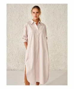 Gaby Striped Shirt Dress - Women’s Collection - Lilac Bellerose Fashion Adult