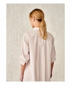 Gaby Striped Shirt Dress - Women’s Collection - Lilac Bellerose Fashion Adult -Bellerose Elegant Shop gaby striped shirt dress women rsquo s collection lilac bellerose fashion adult 5