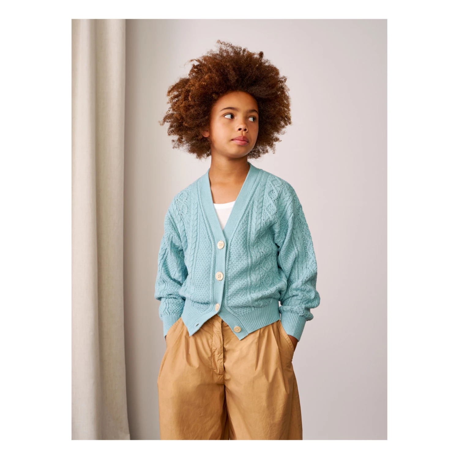 Gehce Cardigan Blue Bellerose Fashion Teen, Children 2 Gehce Cardigan Blue Bellerose Fashion Teen, Children - Image 2