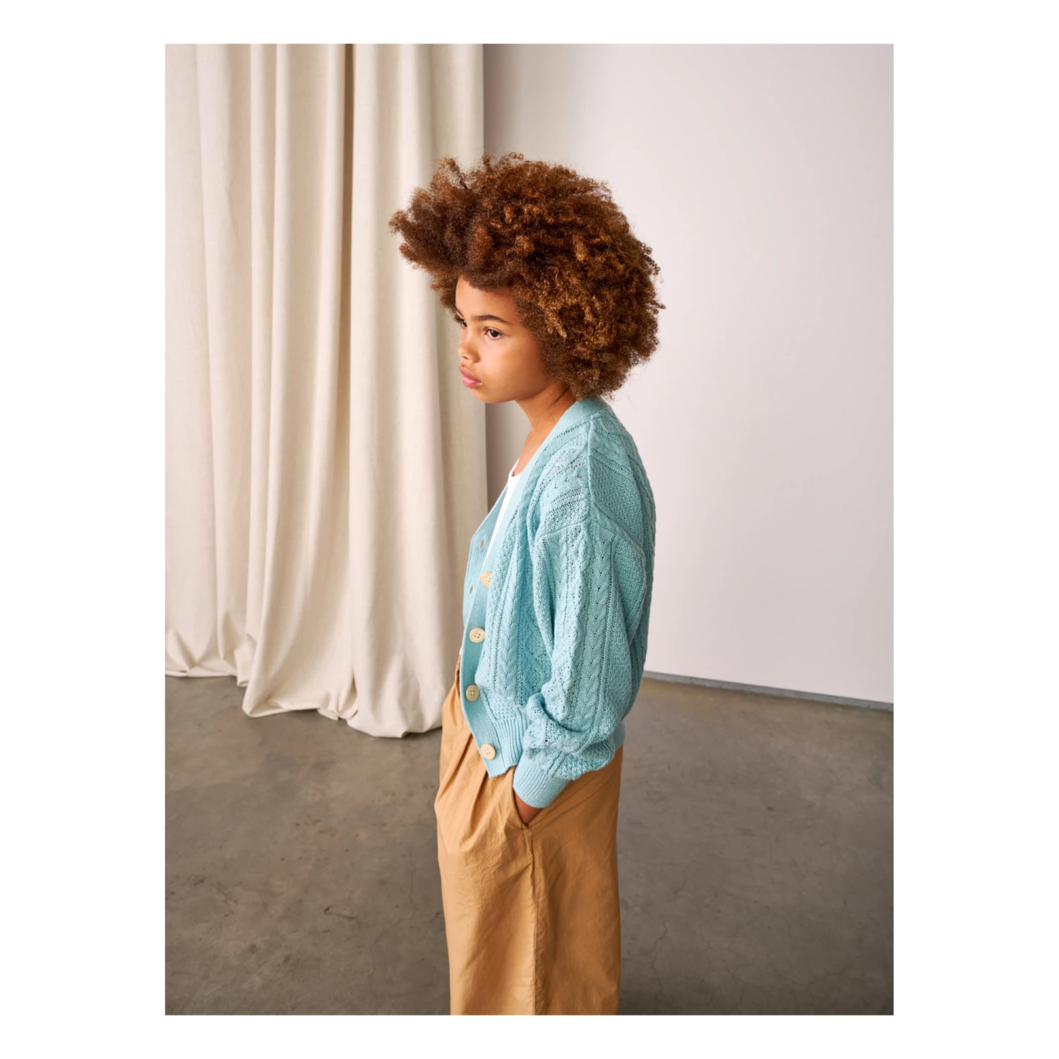 Gehce Cardigan Blue Bellerose Fashion Teen, Children 4 Gehce Cardigan Blue Bellerose Fashion Teen, Children - Image 4