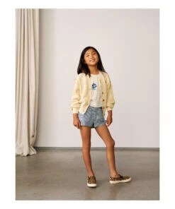 Gehfa Cardigan Ecru Bellerose Fashion Teen, Children