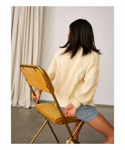 Gehfa Cardigan Ecru Bellerose Fashion Teen, Children -Bellerose Elegant Shop gehfa cardigan ecru bellerose fashion teen children 6