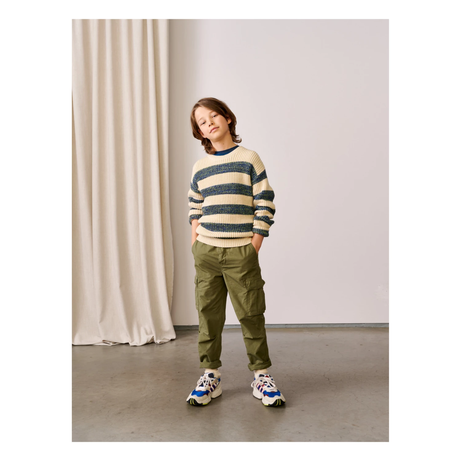 Geldor Jumper Ecru Bellerose Fashion Teen, Children 2 Geldor Jumper Ecru Bellerose Fashion Teen, Children - Image 2