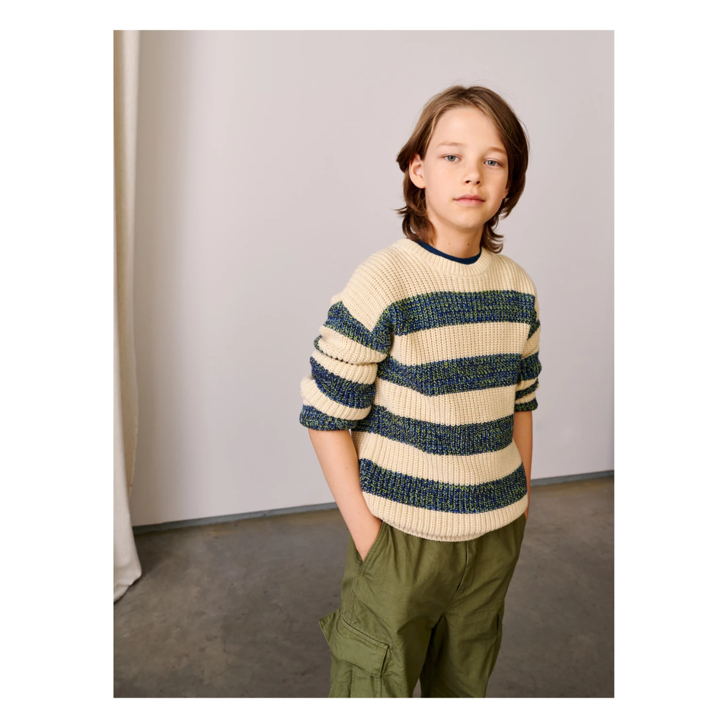 Geldor Jumper Ecru Bellerose Fashion Teen, Children 3 Geldor Jumper Ecru Bellerose Fashion Teen, Children - Image 3