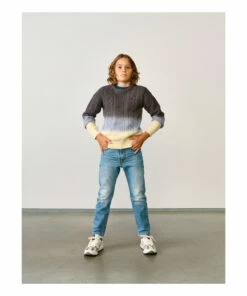 Gelir Tie-Dye Jumper Blue Bellerose Fashion Teen, Children -Bellerose Elegant Shop gelir tie dye jumper blue bellerose fashion teen children 2