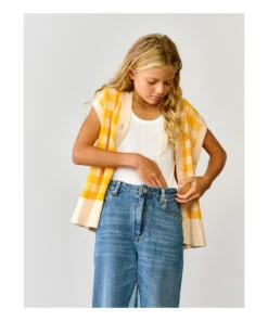 Gemac Vest Orange Bellerose Fashion Teen, Children -Bellerose Elegant Shop gemac vest orange bellerose fashion teen children 2