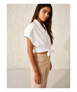 Gerda Shirt - Women’s Collection - White Bellerose Fashion Adult -Bellerose Elegant Shop gerda shirt women rsquo s collection white bellerose fashion adult 2