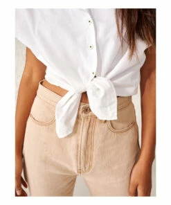 Gerda Shirt - Women’s Collection - White Bellerose Fashion Adult -Bellerose Elegant Shop gerda shirt women rsquo s collection white bellerose fashion adult 3