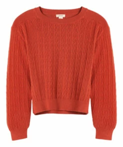 Ginour Cashmere Jumper Brick red Bellerose Fashion Teen, Children