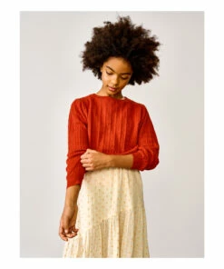 Ginour Cashmere Jumper Brick red Bellerose Fashion Teen, Children -Bellerose Elegant Shop ginour cashmere jumper brick red bellerose fashion teen children 3