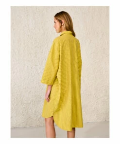 Gladys Striped Shirt Dress - Women’s Collection - Yellow Bellerose Fashion Adult -Bellerose Elegant Shop gladys striped shirt dress women rsquo s collection yellow bellerose fashion adult 6