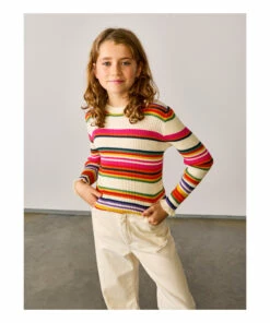 Gouru T-shirt White Bellerose Fashion Teen, Children -Bellerose Elegant Shop gouru t shirt white bellerose fashion teen children 2