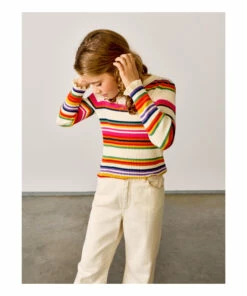 Gouru T-shirt White Bellerose Fashion Teen, Children -Bellerose Elegant Shop gouru t shirt white bellerose fashion teen children 3