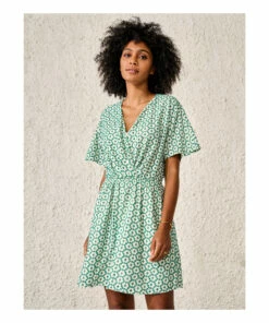 Hamimi Embroidered Dress - Women’s Collection - Green Bellerose Fashion Adult -Bellerose Elegant Shop hamimi embroidered dress women rsquo s collection green bellerose fashion adult 2