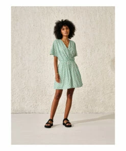 Hamimi Embroidered Dress - Women’s Collection - Green Bellerose Fashion Adult