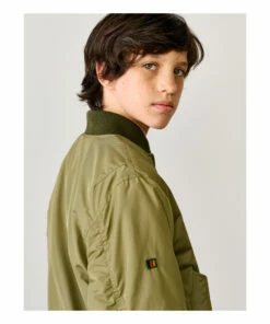 Hanyh Bomber Jacket Khaki Bellerose Fashion Teen, Children -Bellerose Elegant Shop hanyh bomber jacket khaki bellerose fashion teen children 4