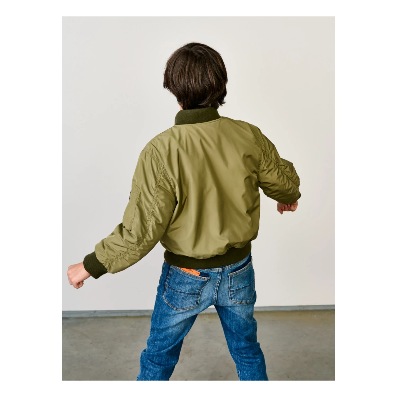 Hanyh Bomber Jacket Khaki Bellerose Fashion Teen, Children 6 Hanyh Bomber Jacket Khaki Bellerose Fashion Teen, Children - Image 6