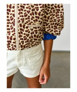 Harrod Reversible Leopard Print Jacket Grey Bellerose Fashion Teen, Children -Bellerose Elegant Shop harrod reversible leopard print jacket grey bellerose fashion teen children 5