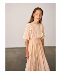 Heaven Dress Pale pink Bellerose Fashion Teen, Children -Bellerose Elegant Shop heaven dress pale pink bellerose fashion teen children 2