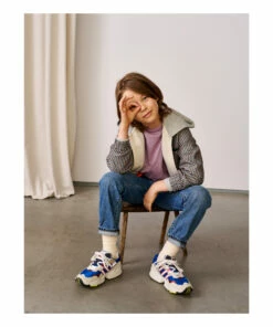 Hedy Zip-Up Jacket Blue Bellerose Fashion Teen, Children -Bellerose Elegant Shop hedy zip up jacket blue bellerose fashion teen children 2