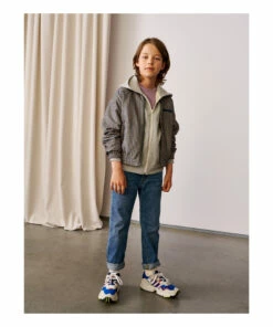 Hedy Zip-Up Jacket Blue Bellerose Fashion Teen, Children -Bellerose Elegant Shop hedy zip up jacket blue bellerose fashion teen children 3