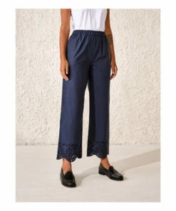 Helios English Embroidery Trousers - Women’s Collection - Navy blue Bellerose Fashion Adult 9 Helios English Embroidery Trousers - Women’s Collection - Navy blue Bellerose Fashion Adult -Bellerose Elegant Shop helios english embroidery trousers women rsquo s collection navy blue bellerose fashion adult 2