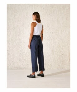 Helios English Embroidery Trousers - Women’s Collection - Navy blue Bellerose Fashion Adult 13 Helios English Embroidery Trousers - Women’s Collection - Navy blue Bellerose Fashion Adult -Bellerose Elegant Shop helios english embroidery trousers women rsquo s collection navy blue bellerose fashion adult 6