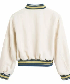 Heron Bomber Jacket White Bellerose Fashion Teen, Children 13 Heron Bomber Jacket White Bellerose Fashion Teen, Children -Bellerose Elegant Shop heron bomber jacket white bellerose fashion teen children 6