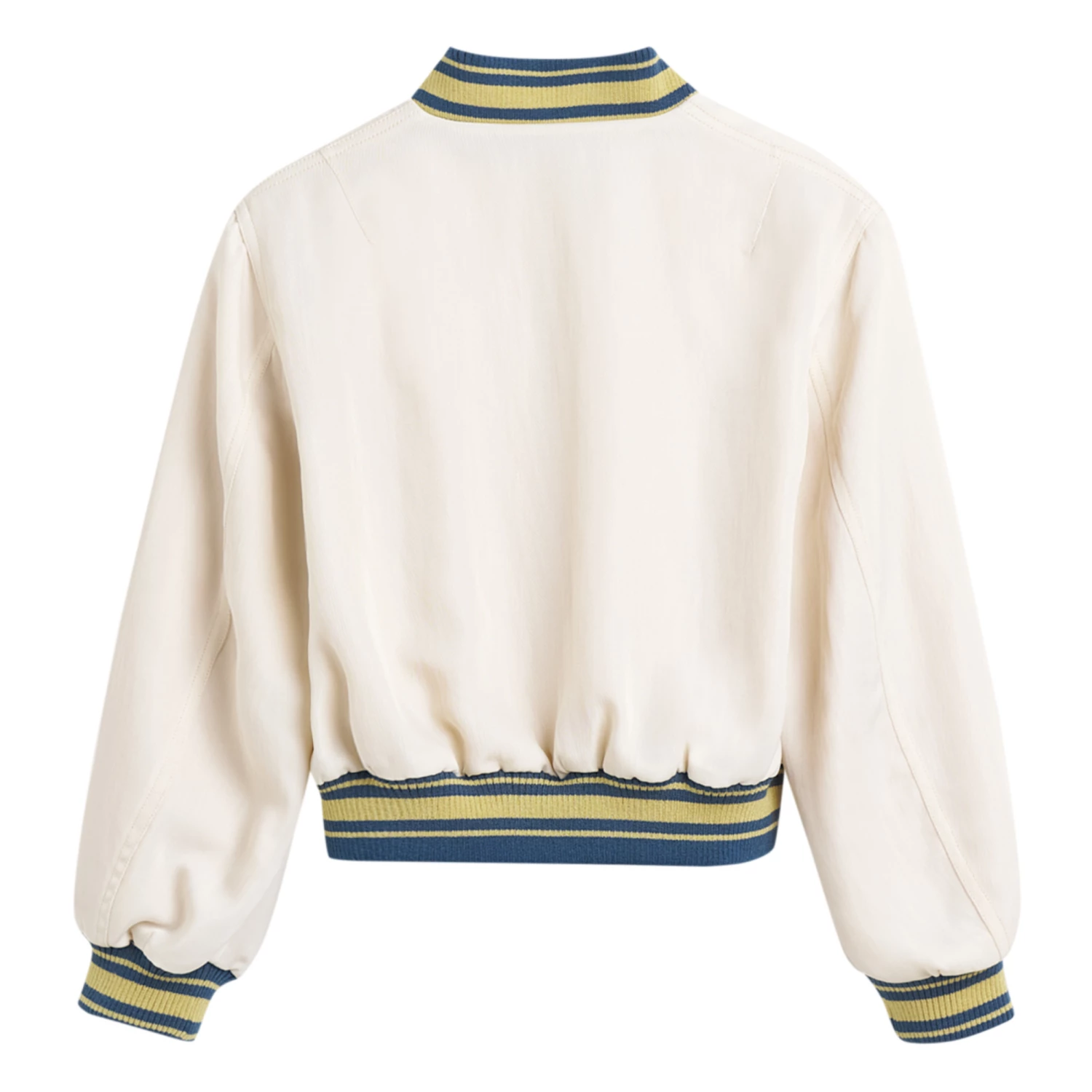 Heron Bomber Jacket White Bellerose Fashion Teen, Children 7 Heron Bomber Jacket White Bellerose Fashion Teen, Children - Image 7