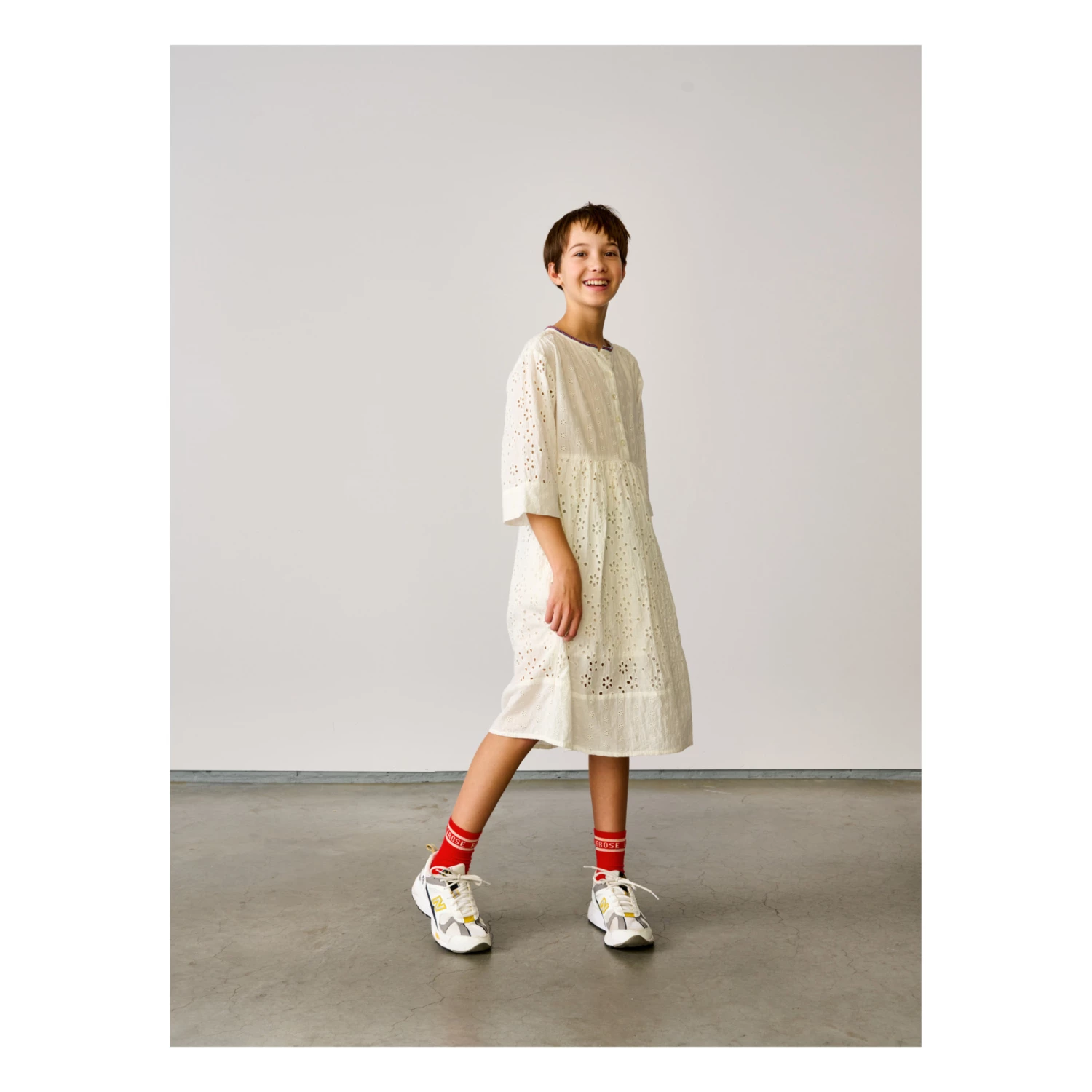 Hoboes Dress White Bellerose Fashion Teen, Children 3 Hoboes Dress White Bellerose Fashion Teen, Children - Image 3