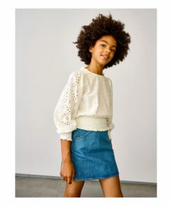 Honour Blouse White Bellerose Fashion Teen, Children 11 Honour Blouse White Bellerose Fashion Teen, Children -Bellerose Elegant Shop honour blouse white bellerose fashion teen children 2