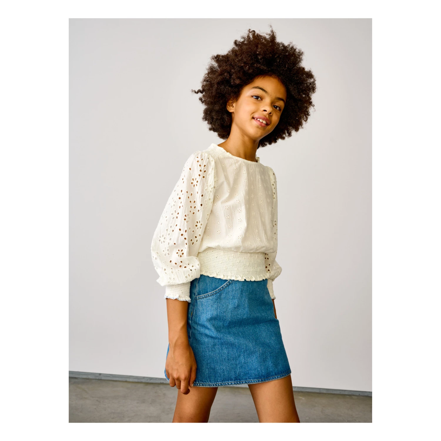 Honour Blouse White Bellerose Fashion Teen, Children 3 Honour Blouse White Bellerose Fashion Teen, Children - Image 3