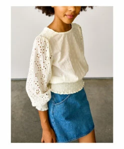 Honour Blouse White Bellerose Fashion Teen, Children 12 Honour Blouse White Bellerose Fashion Teen, Children -Bellerose Elegant Shop honour blouse white bellerose fashion teen children 3