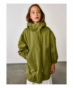Hortense Coat Khaki Bellerose Fashion Teen, Children -Bellerose Elegant Shop hortense coat khaki bellerose fashion teen children 2