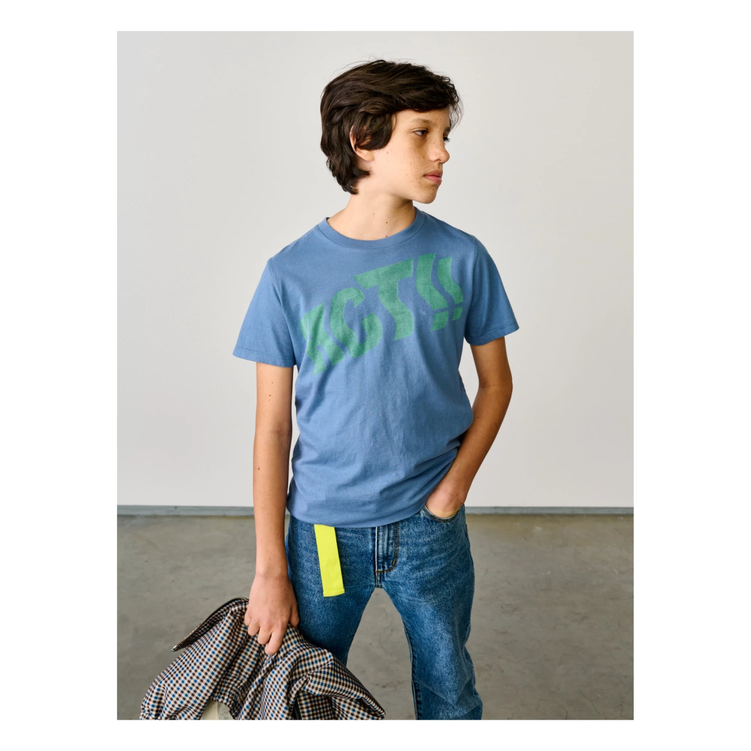 Hortensia T-shirt Blue Bellerose Fashion Teen, Children 2 Hortensia T-shirt Blue Bellerose Fashion Teen, Children - Image 2