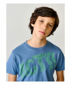 Hortensia T-shirt Blue Bellerose Fashion Teen, Children 9 Hortensia T-shirt Blue Bellerose Fashion Teen, Children -Bellerose Elegant Shop hortensia t shirt blue bellerose fashion teen children 2