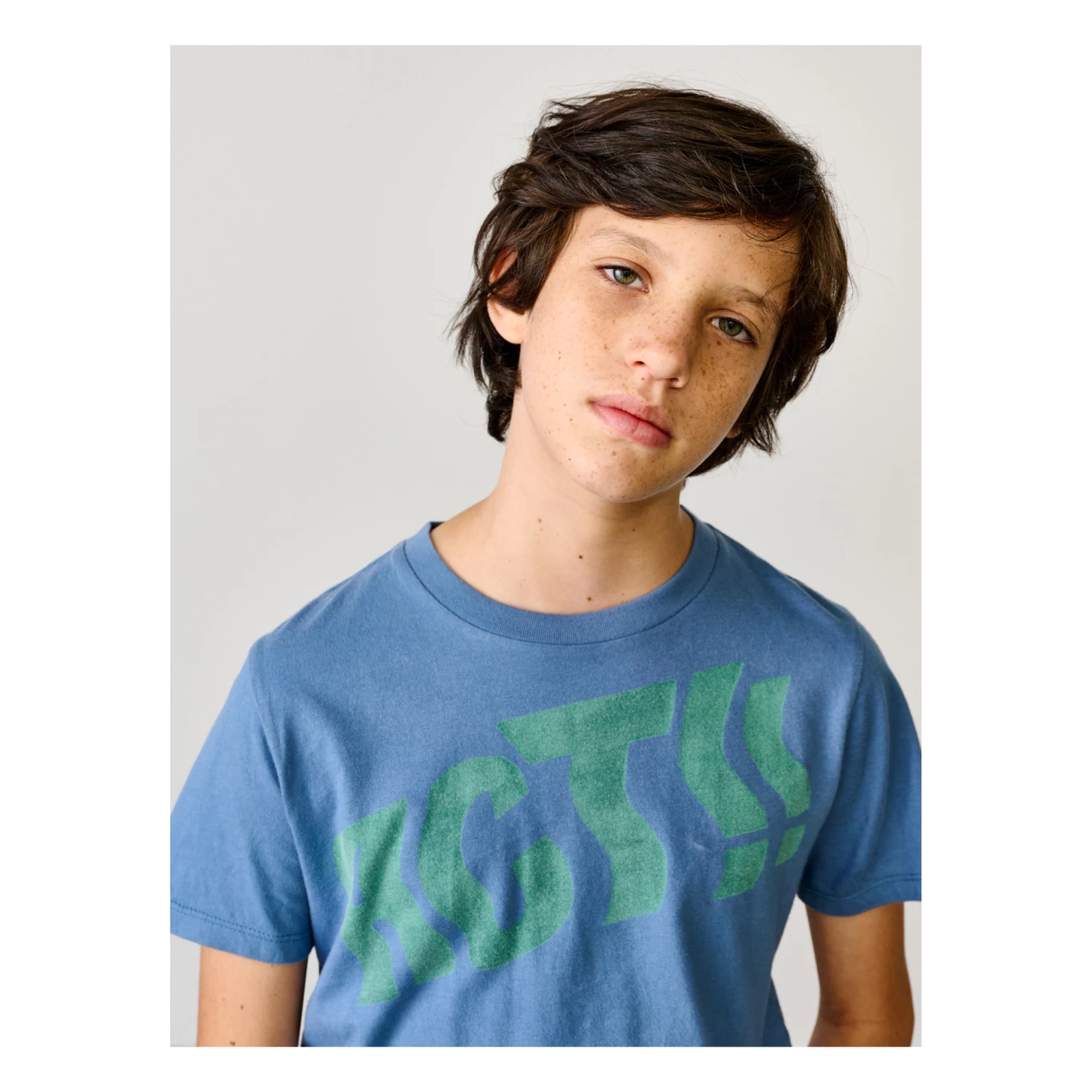 Hortensia T-shirt Blue Bellerose Fashion Teen, Children 3 Hortensia T-shirt Blue Bellerose Fashion Teen, Children - Image 3
