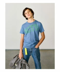 Hortensia T-shirt Blue Bellerose Fashion Teen, Children 10 Hortensia T-shirt Blue Bellerose Fashion Teen, Children -Bellerose Elegant Shop hortensia t shirt blue bellerose fashion teen children 3