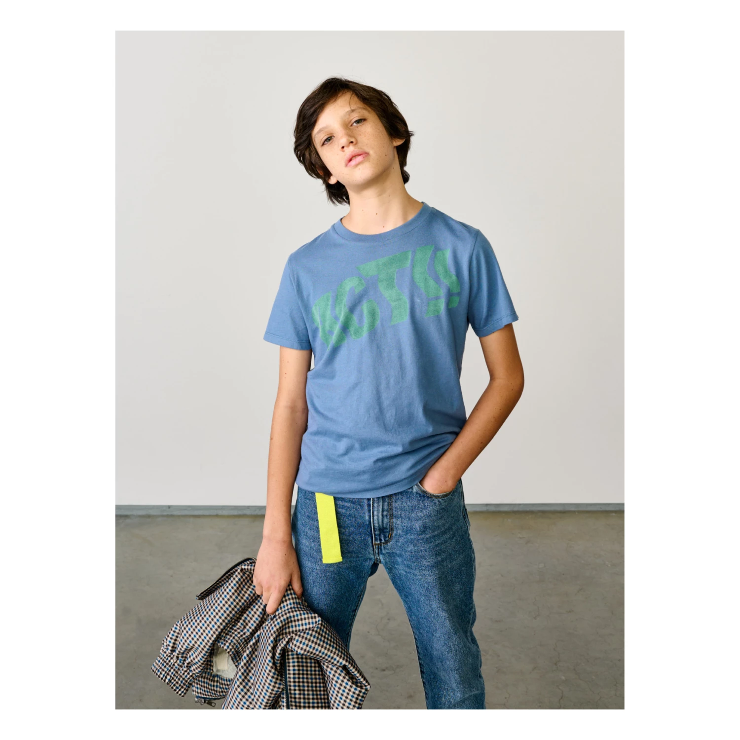 Hortensia T-shirt Blue Bellerose Fashion Teen, Children 4 Hortensia T-shirt Blue Bellerose Fashion Teen, Children - Image 4