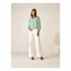 Howland Embroidery Blouse - Women’s Collection - Green Bellerose Fashion Adult