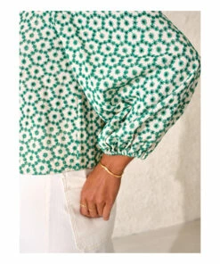 Howland Embroidery Blouse - Women’s Collection - Green Bellerose Fashion Adult 9 Howland Embroidery Blouse - Women’s Collection - Green Bellerose Fashion Adult -Bellerose Elegant Shop howland embroidery blouse women rsquo s collection green bellerose fashion adult 3