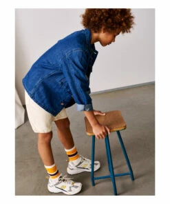 Jean Philip Overshirt Denim blue Bellerose Fashion Teen, Children -Bellerose Elegant Shop jean philip overshirt denim blue bellerose fashion teen children 5