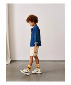 Jean Philip Overshirt Denim blue Bellerose Fashion Teen, Children -Bellerose Elegant Shop jean philip overshirt denim blue bellerose fashion teen children 6