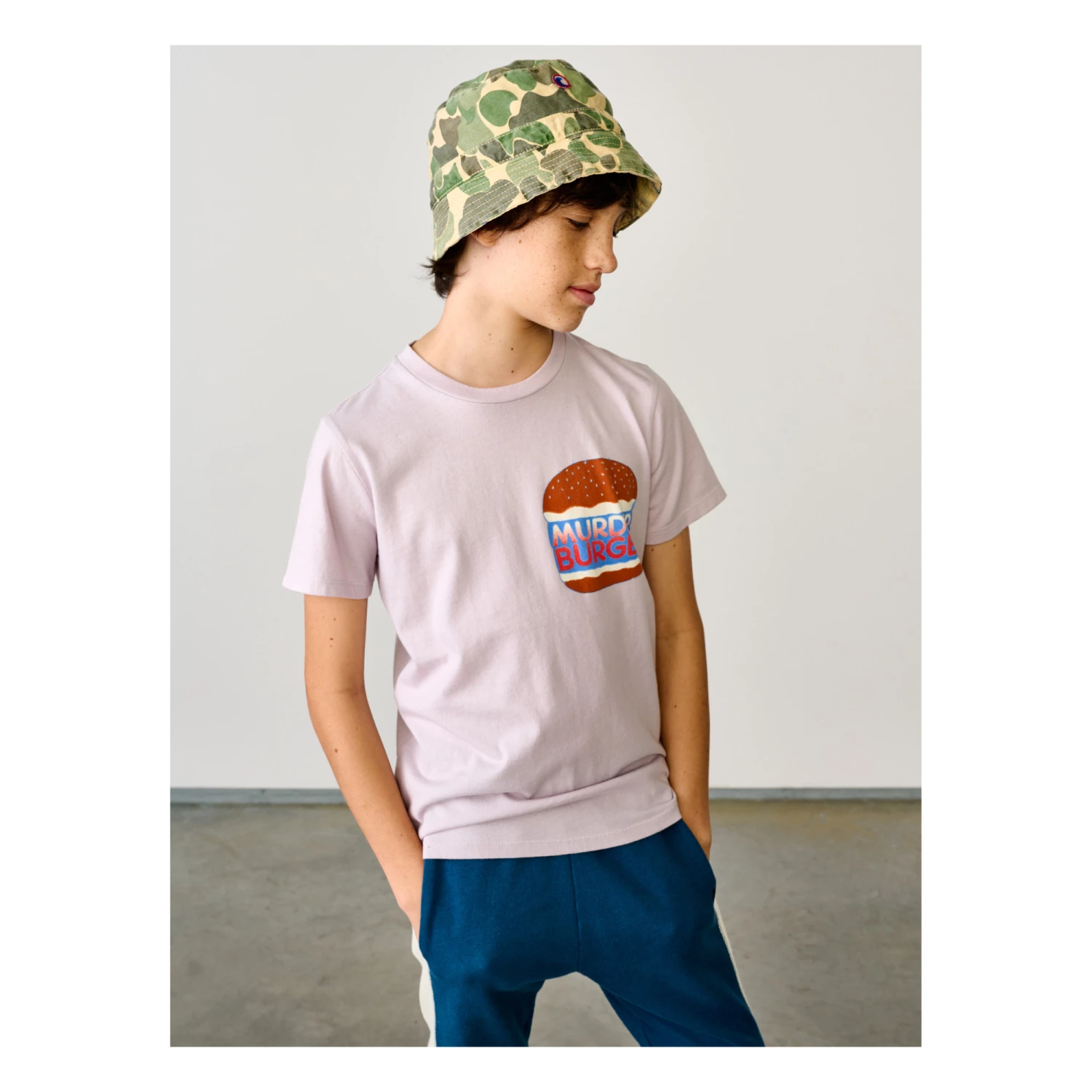 Kenny Burger T-shirt Lavender Bellerose Fashion Teen, Children 3 Kenny Burger T-shirt Lavender Bellerose Fashion Teen, Children - Image 3