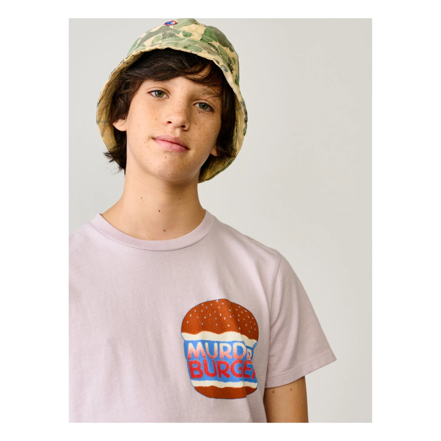 Kenny Burger T-shirt Lavender Bellerose Fashion Teen, Children 4 Kenny Burger T-shirt Lavender Bellerose Fashion Teen, Children - Image 4