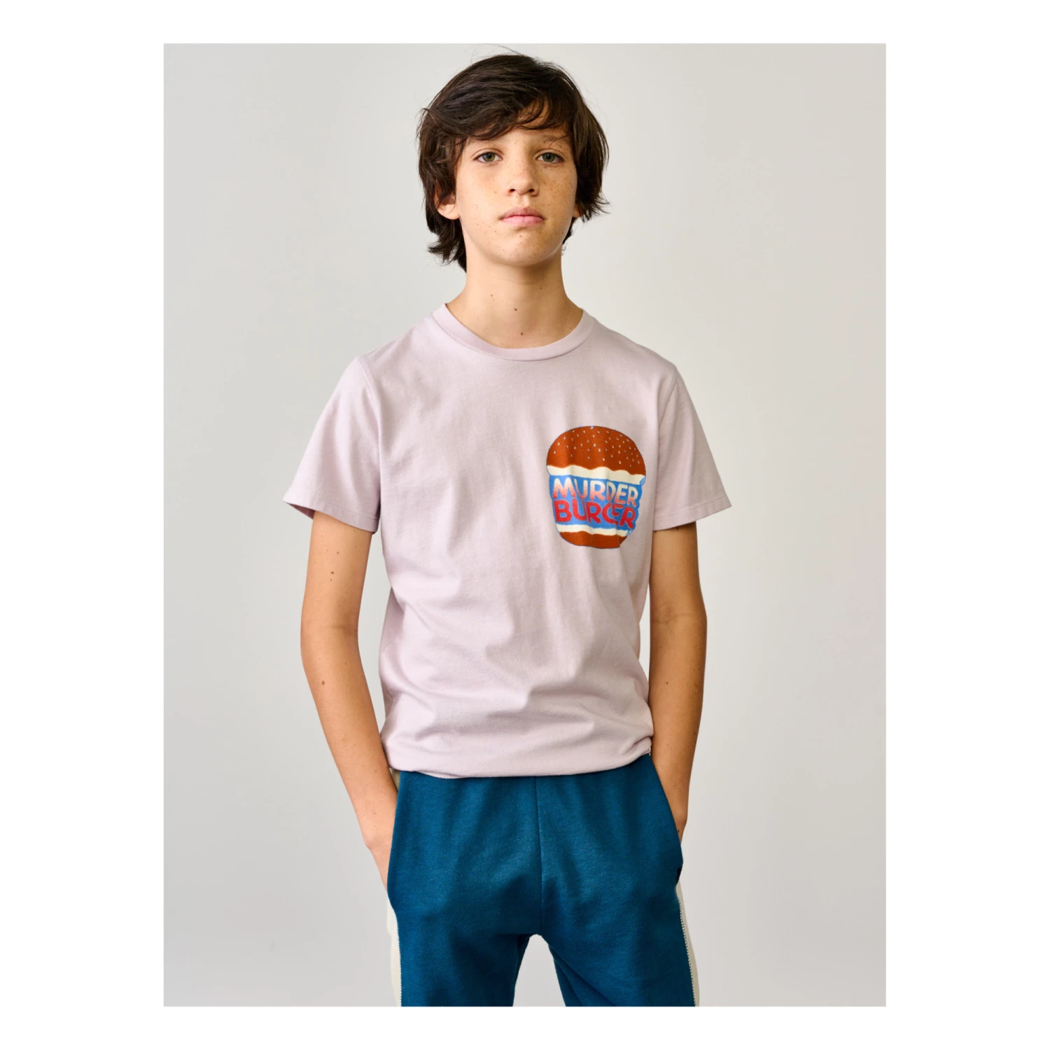 Kenny Burger T-shirt Lavender Bellerose Fashion Teen, Children 5 Kenny Burger T-shirt Lavender Bellerose Fashion Teen, Children - Image 5
