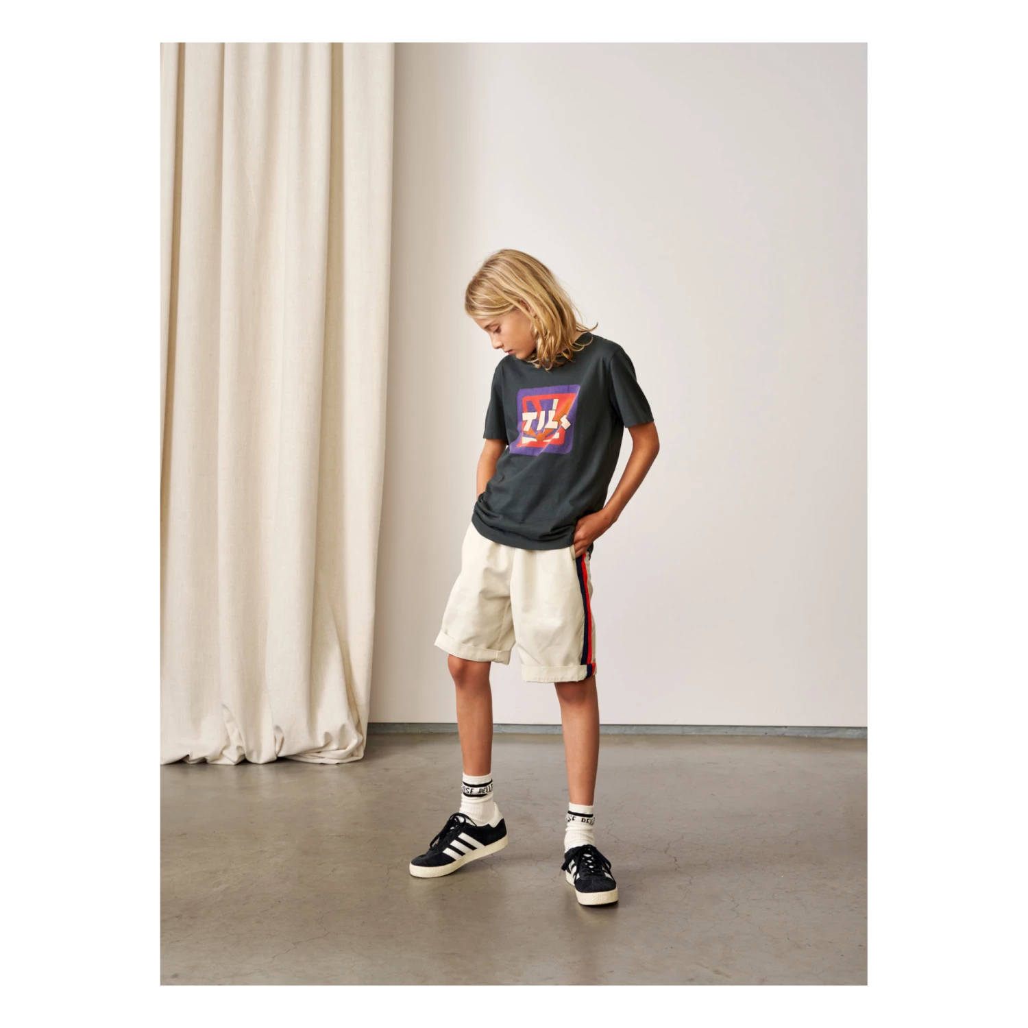Kenny Sun T-shirt Black Bellerose Fashion Teen, Children 5 Kenny Sun T-shirt Black Bellerose Fashion Teen, Children - Image 5
